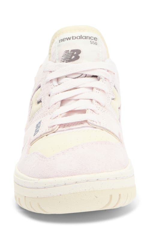 Shop New Balance 550 Basketball Sneaker In Linen/pink Granite