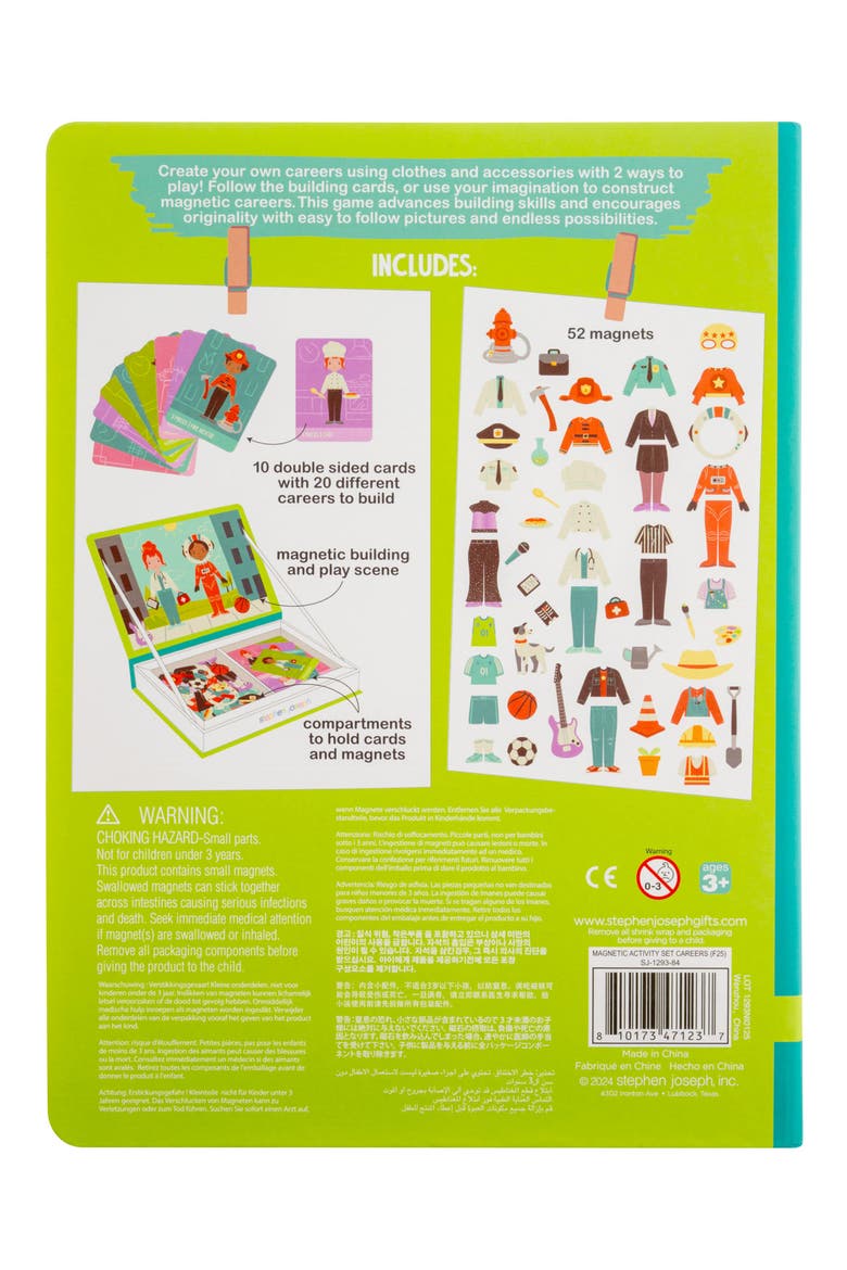 Kids' Careers Magnetic Activity Set, Alternate, color, GREEN