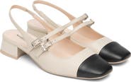 NeroGiardini Slingback Cap Toe Pump