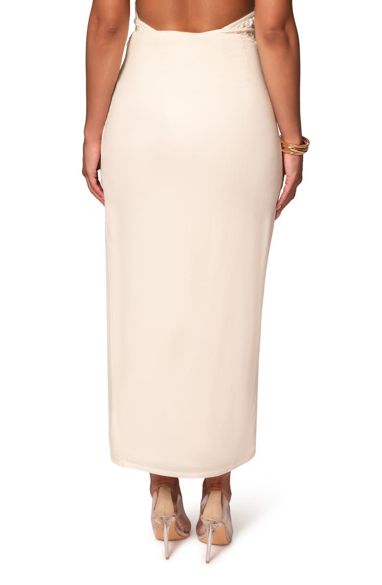 JLUXLABEL Athea Faux Wrap Drape Skirt, Alternate, color, 