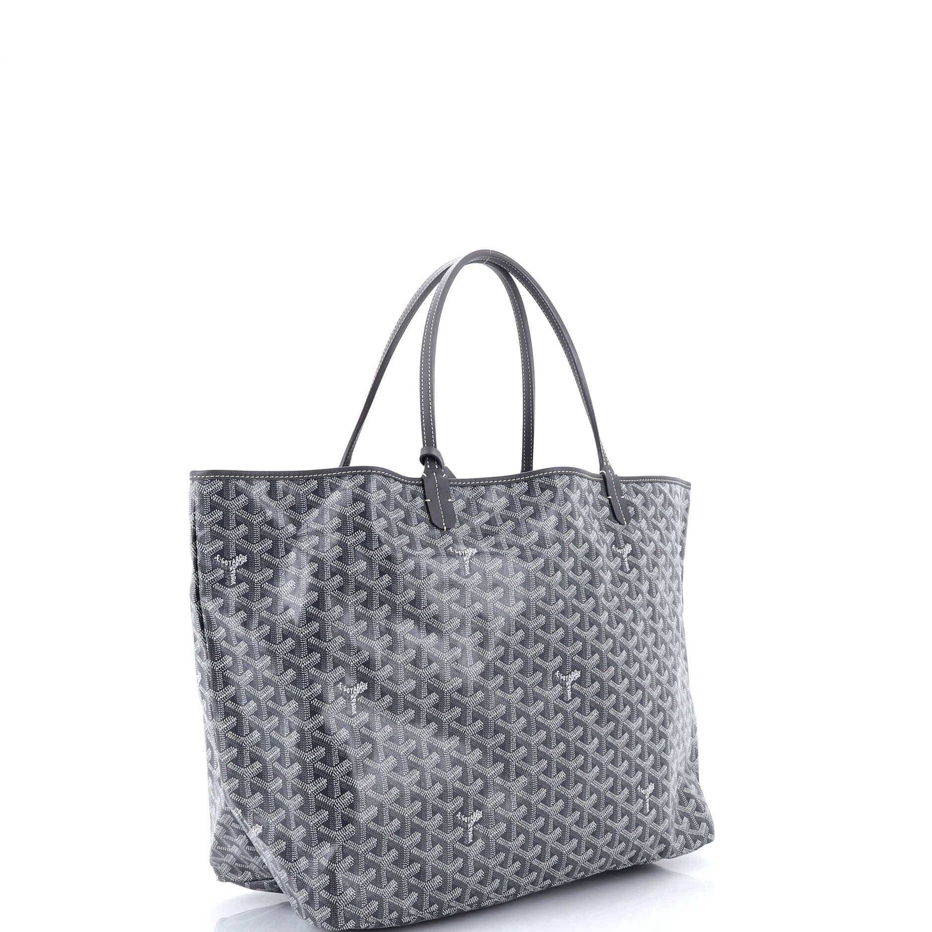 Pre-Owned Goyard Saint Louis Tote Coated Canvas GM, Alternate, color, Gray
