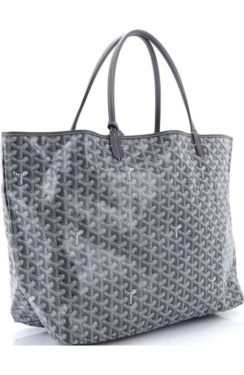 Pre-Owned Goyard Saint Louis Tote Coated Canvas GM, Alternate, color, Gray