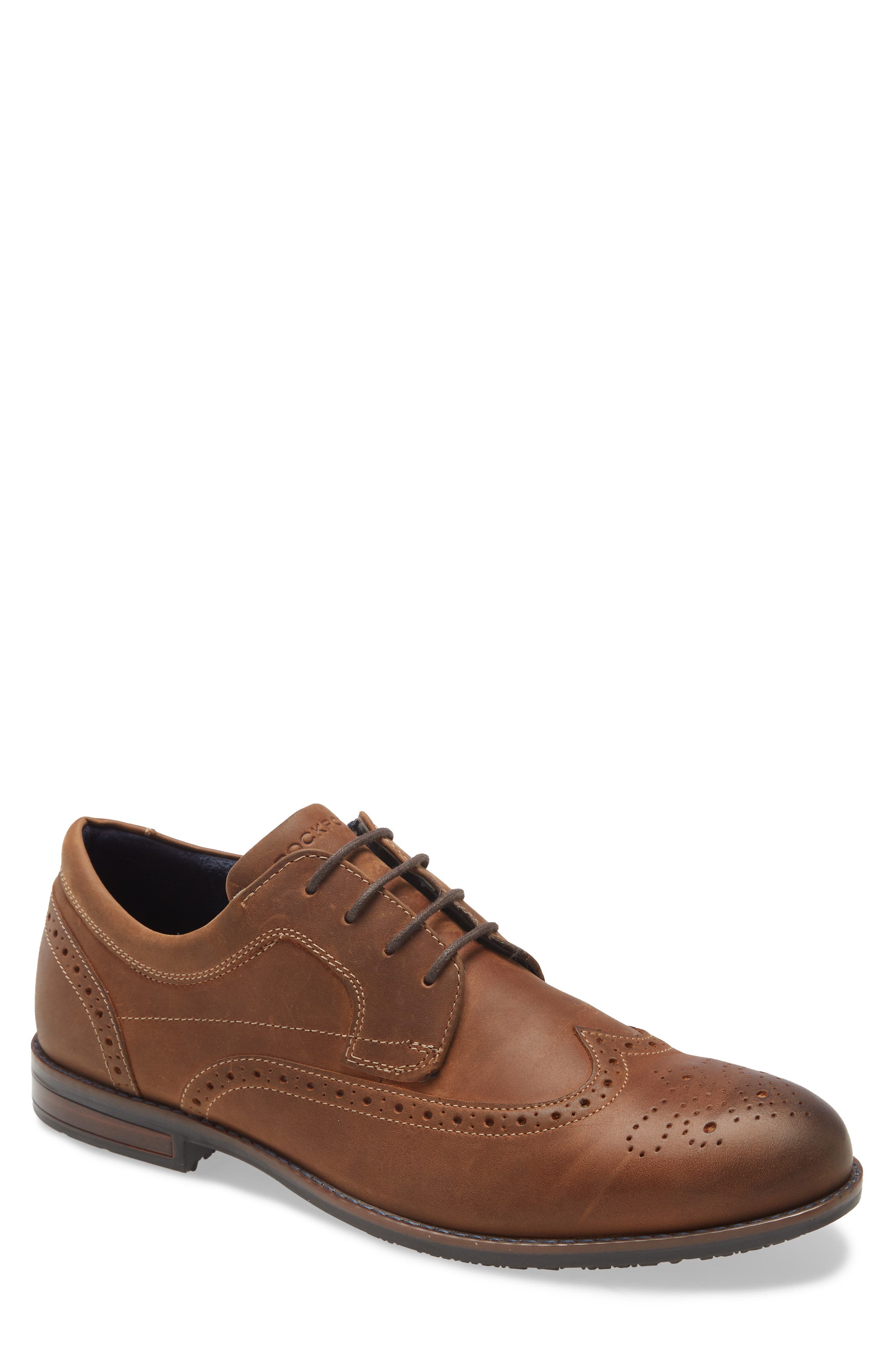 Dustyn Waterproof Wingtip, Main, color, SPICE