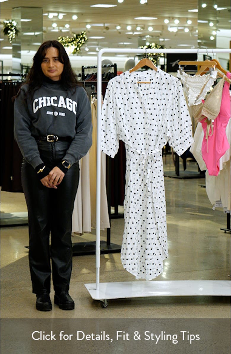 Dottie Long Sleeve Cover-Up Dress, sales video thumbnail