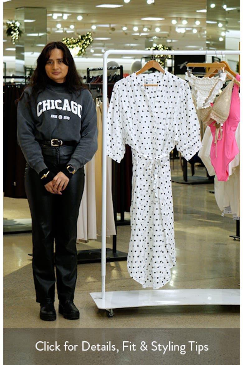 Dottie Long Sleeve Cover-Up Dress video