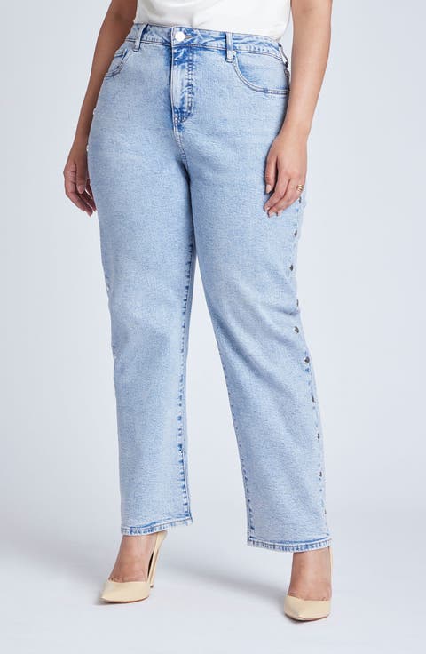 Straight Leg Jean With Studs