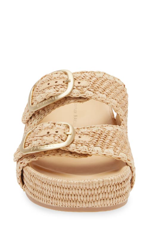 Loeffler Randall Theo Double Band Slide Sandal In Natural