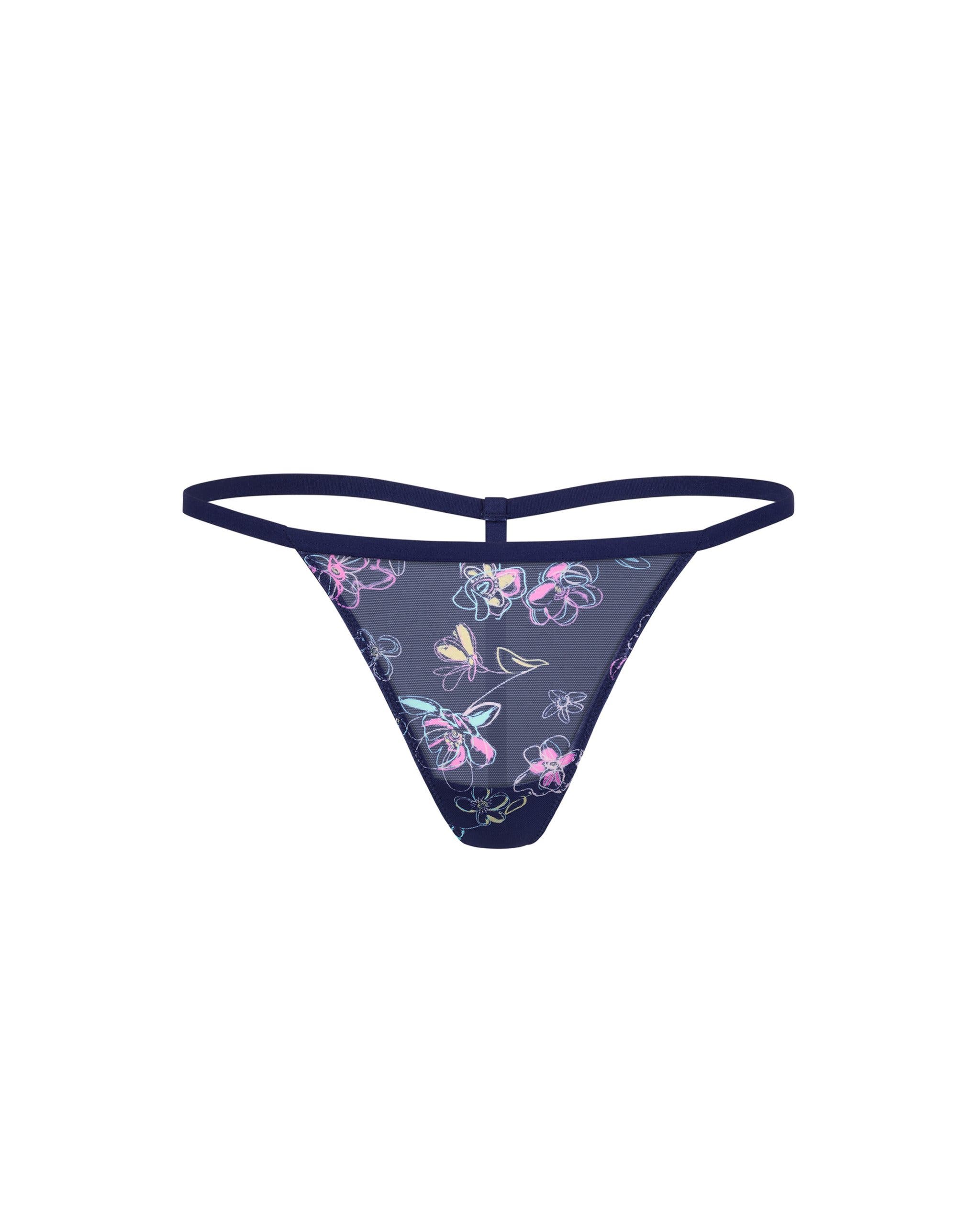 selected Floral blue