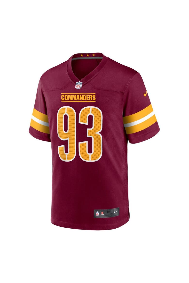 Youth Nike Jonathan Allen Burgundy Washington Commanders Game Jersey, Alternate, color, Burgundy