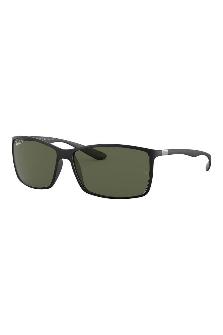 Liteforce Tech 62mm Polarized Oversize Sunglasses, Alternate, color, MATTE BLACK