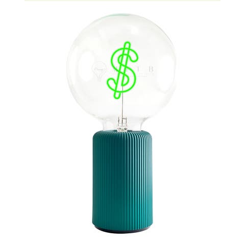 Dollar Sign Portable Table Lamp