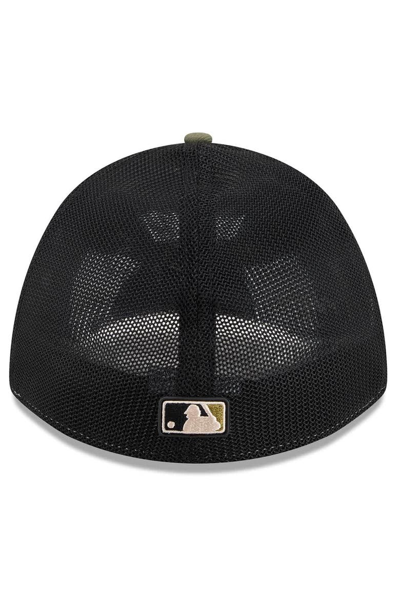 New Era Men's New Era  Olive Milwaukee Brewers 2026 Armed Forces Day 39THIRTY M-Crown Flex Hat, Alternate, color, Olive