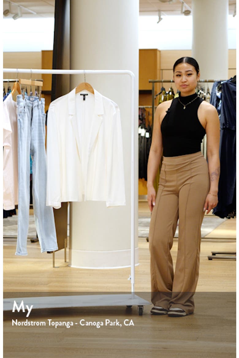 Crop Silk Blazer video
