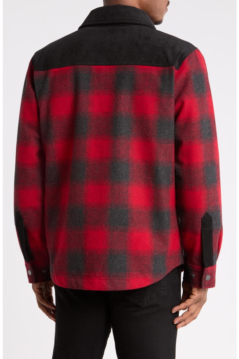 Timberline Hybrid Shirt Jacket, Alternate, color, RED OMBRE