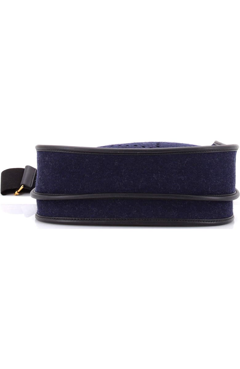 Pre-Owned Hermes Evelyne Bag Gen III Felt PM, Alternate, color, Bleu Nuit