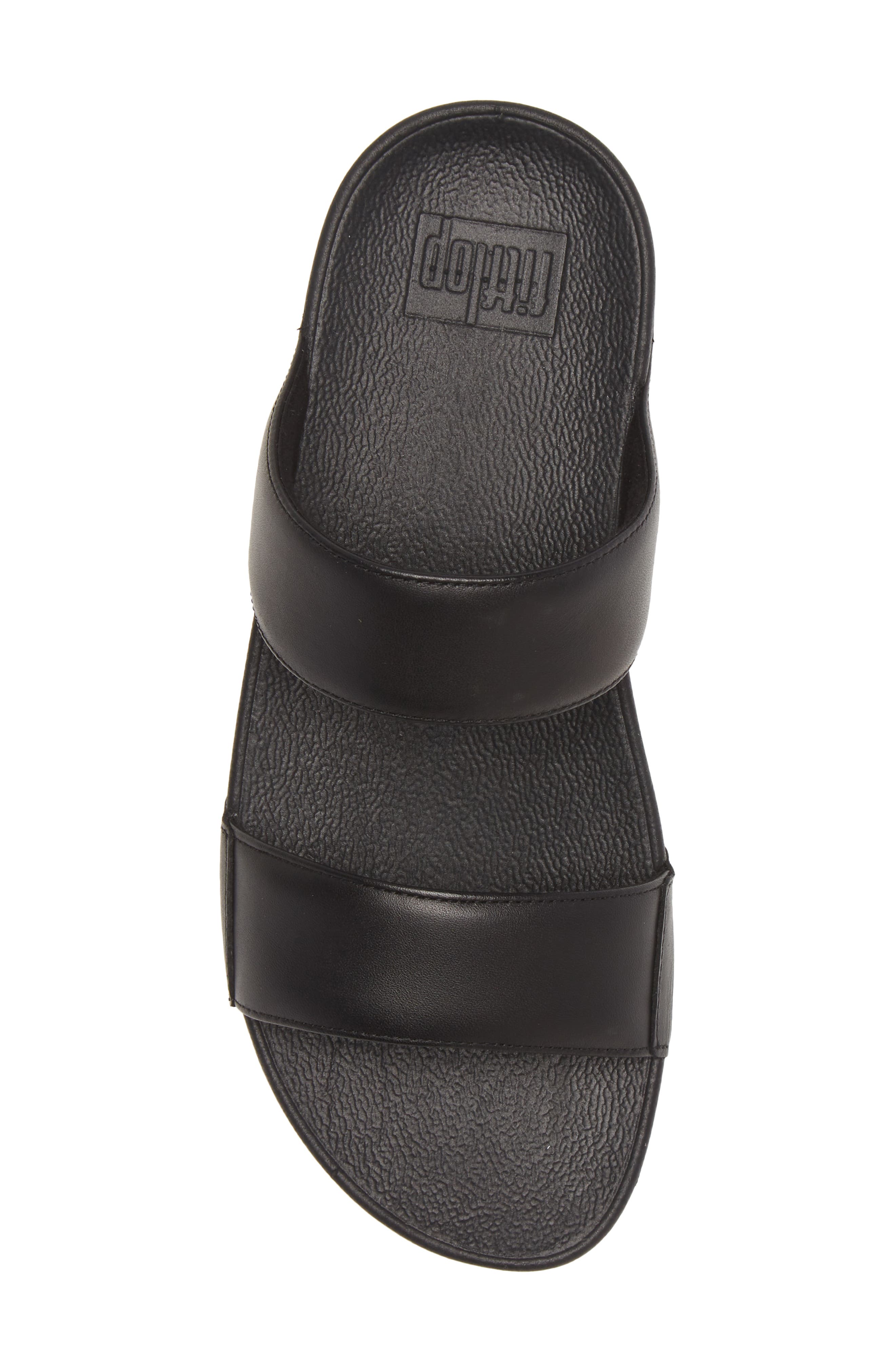Lulu Slide Sandal, Alternate, color, ALL BLACK