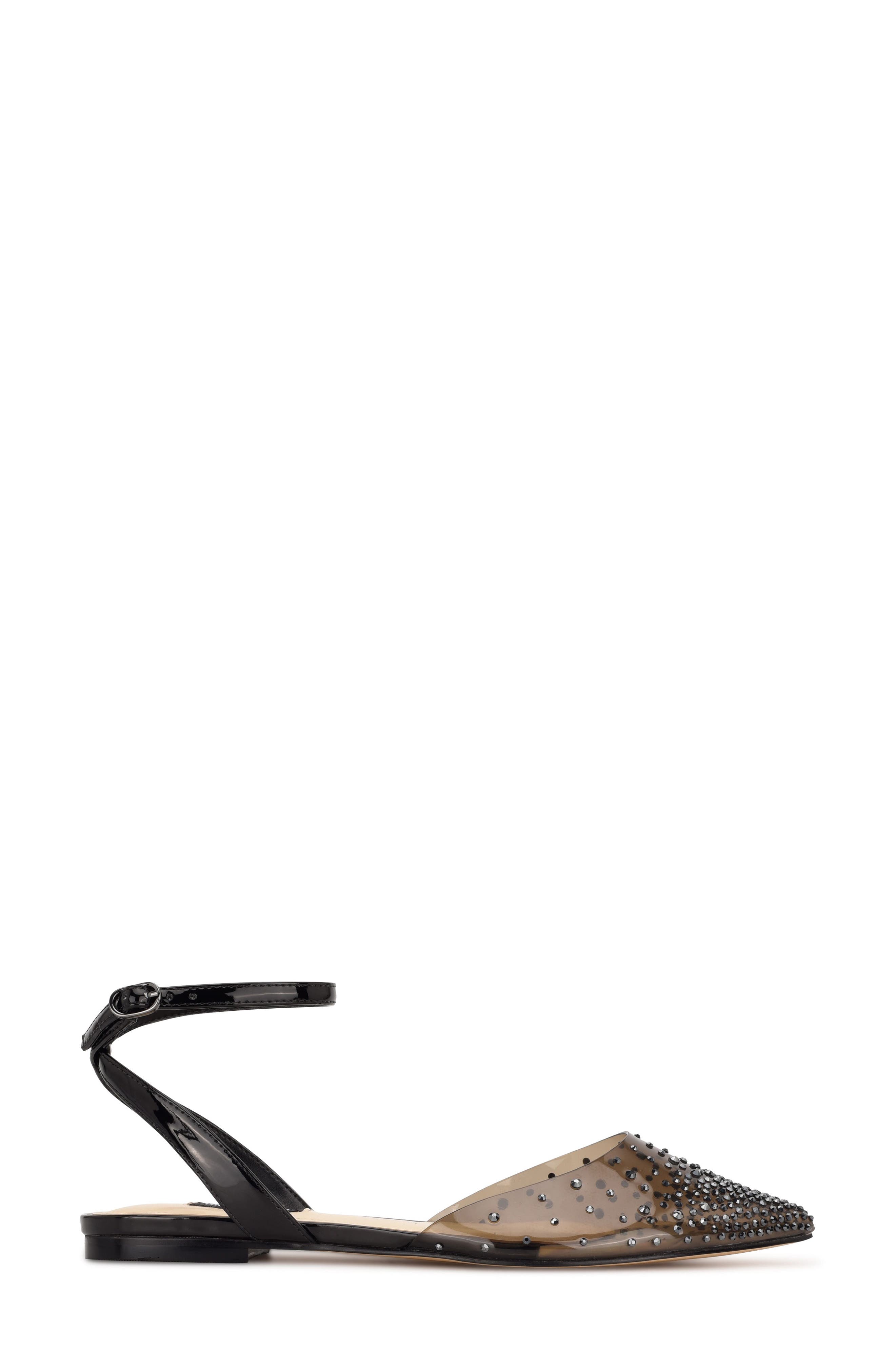 Nine West Briya Ankle Strap Flat, Alternate, color, 