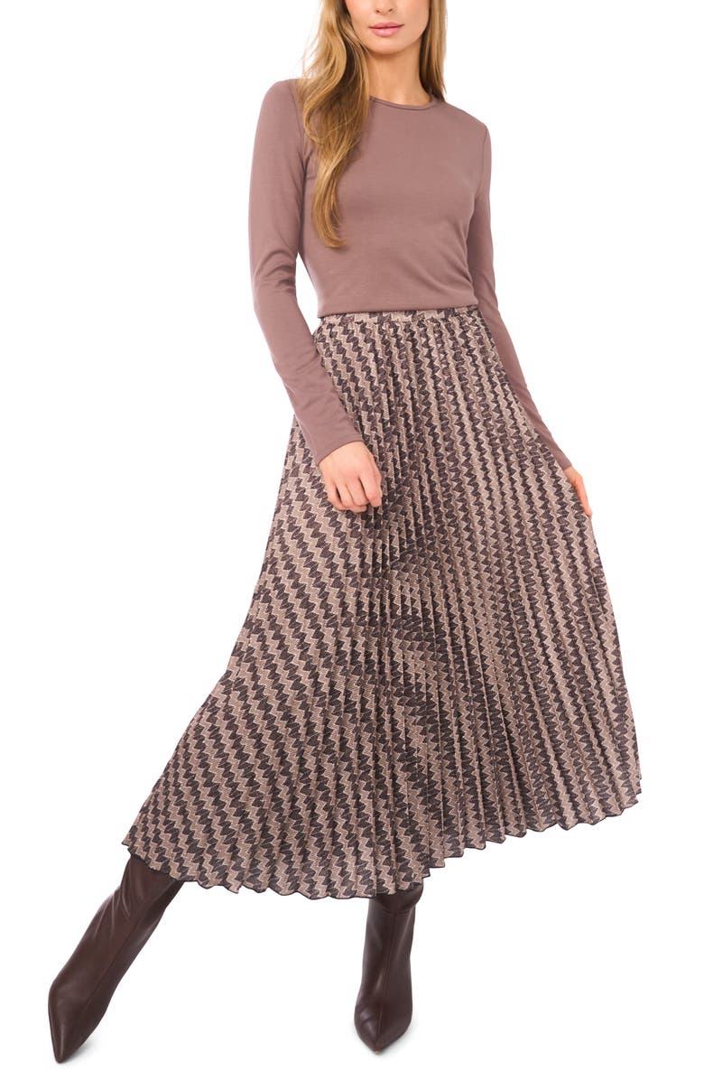 Halogen<sup>®</sup> Long Sleeve Knit Top, Alternate, color, Mink Taupe