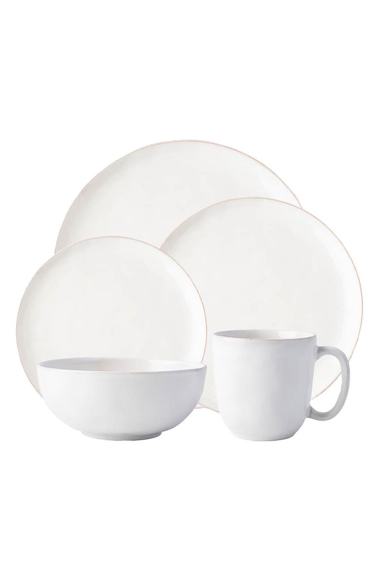 Juliska Puro Coupe 5-Piece Place Setting, Main, color, Whitewash