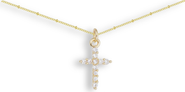 Emma Rae Cubic Zirconia Cross Pendant Necklace