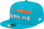 New Era Men's New Era Aqua Miami Dolphins Ransom 59FIFTY Fitted Hat