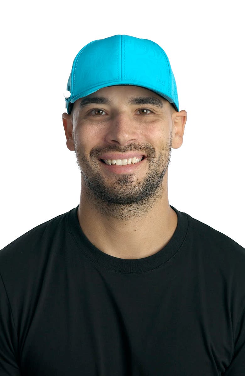 Melin A-Game Links Hydro Performance Snapback Hat, Alternate, color, Electric Blue
