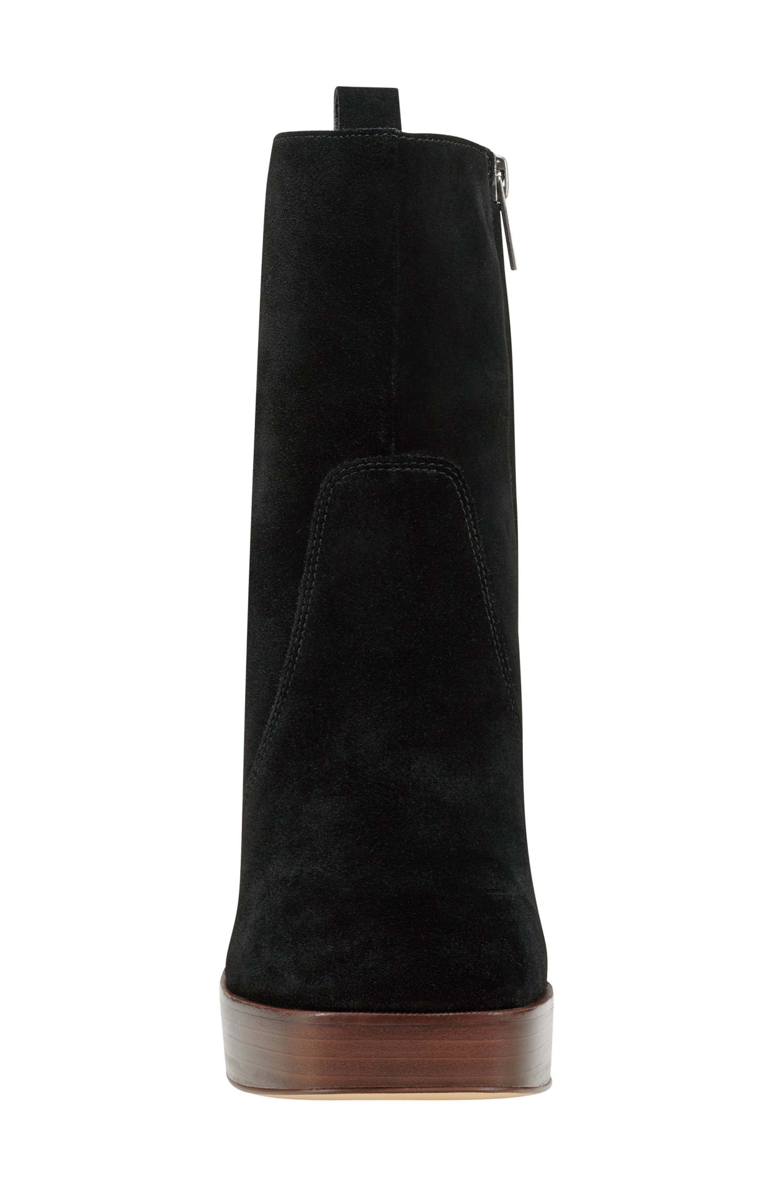 Marc Fisher LTD Marysa Block Heel Platform Bootie, Alternate, color, Black 002