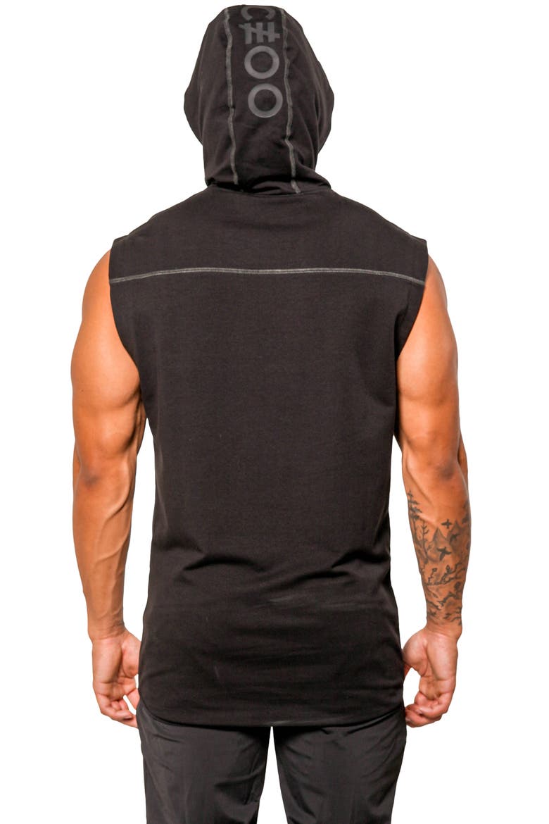 Hooded Golf Vest, Alternate, color, DARK GREY
