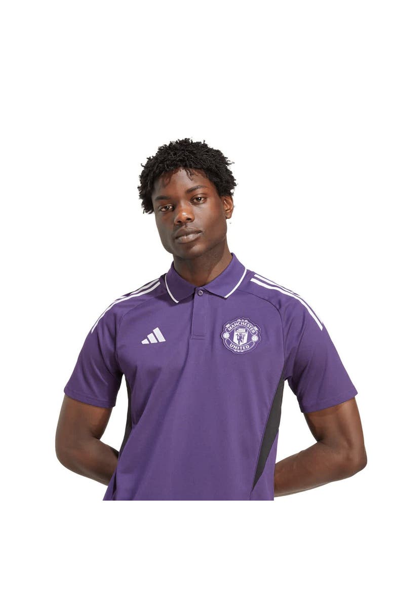 adidas Men's adidas Purple Manchester United 2025/26 Training Polo, Alternate, color, Purple