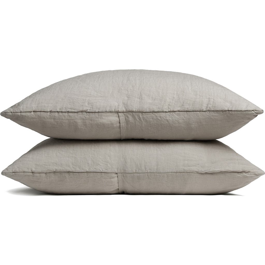 Parachute Set Of 2 Everyday Linen Shams In Gray