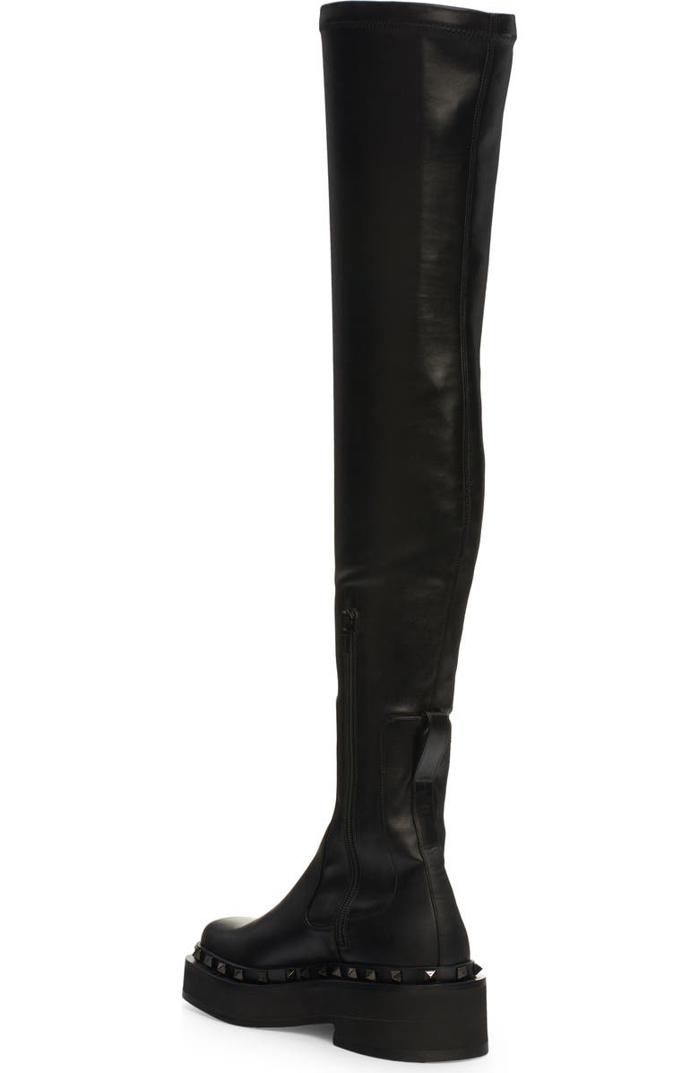 Valentino Garavani M-Way Rockstud Platform Over the Knee Boot, Alternate, color,