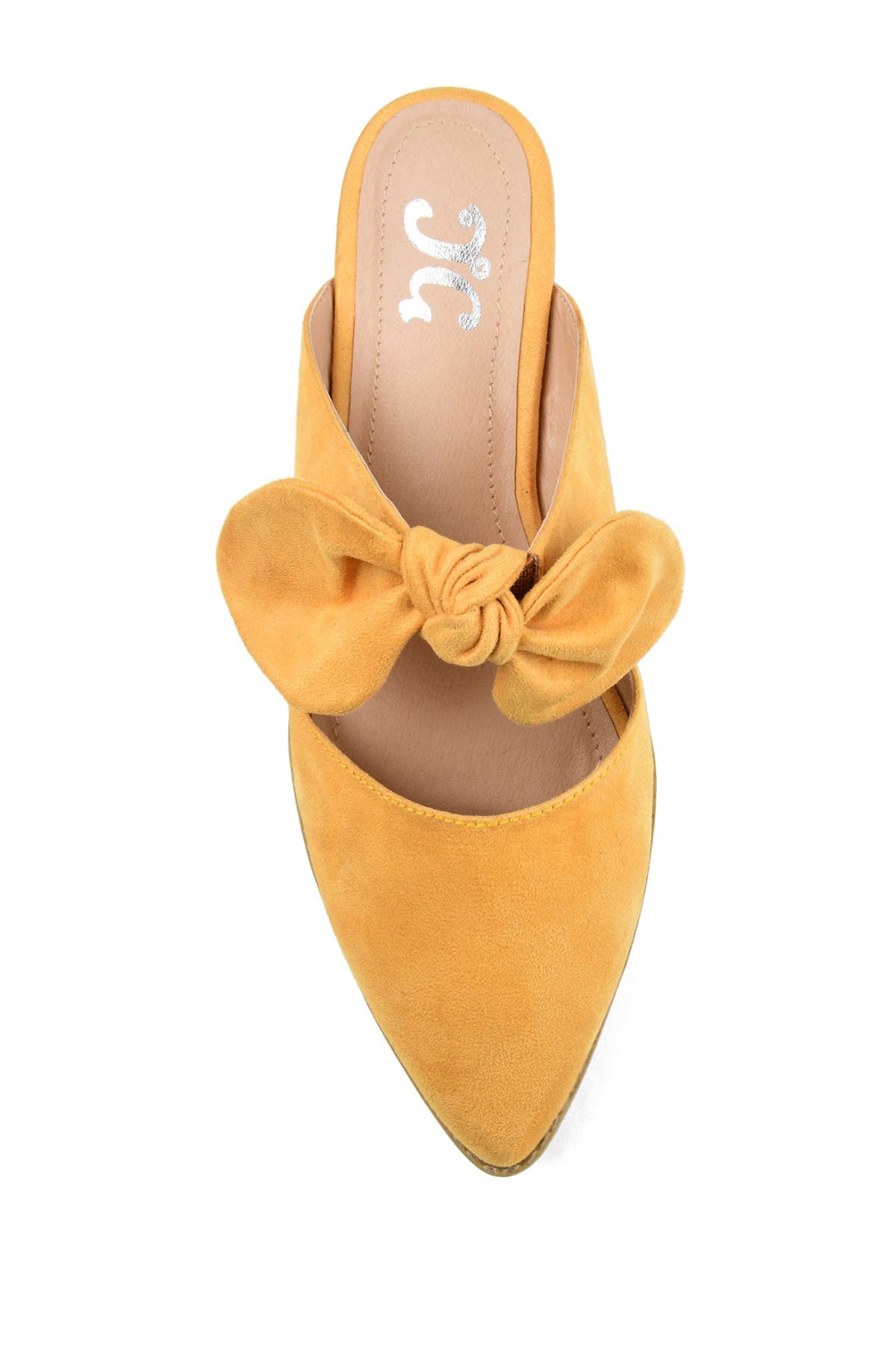JOURNEE Telulah Bow Mule, Alternate, color, MUSTARD