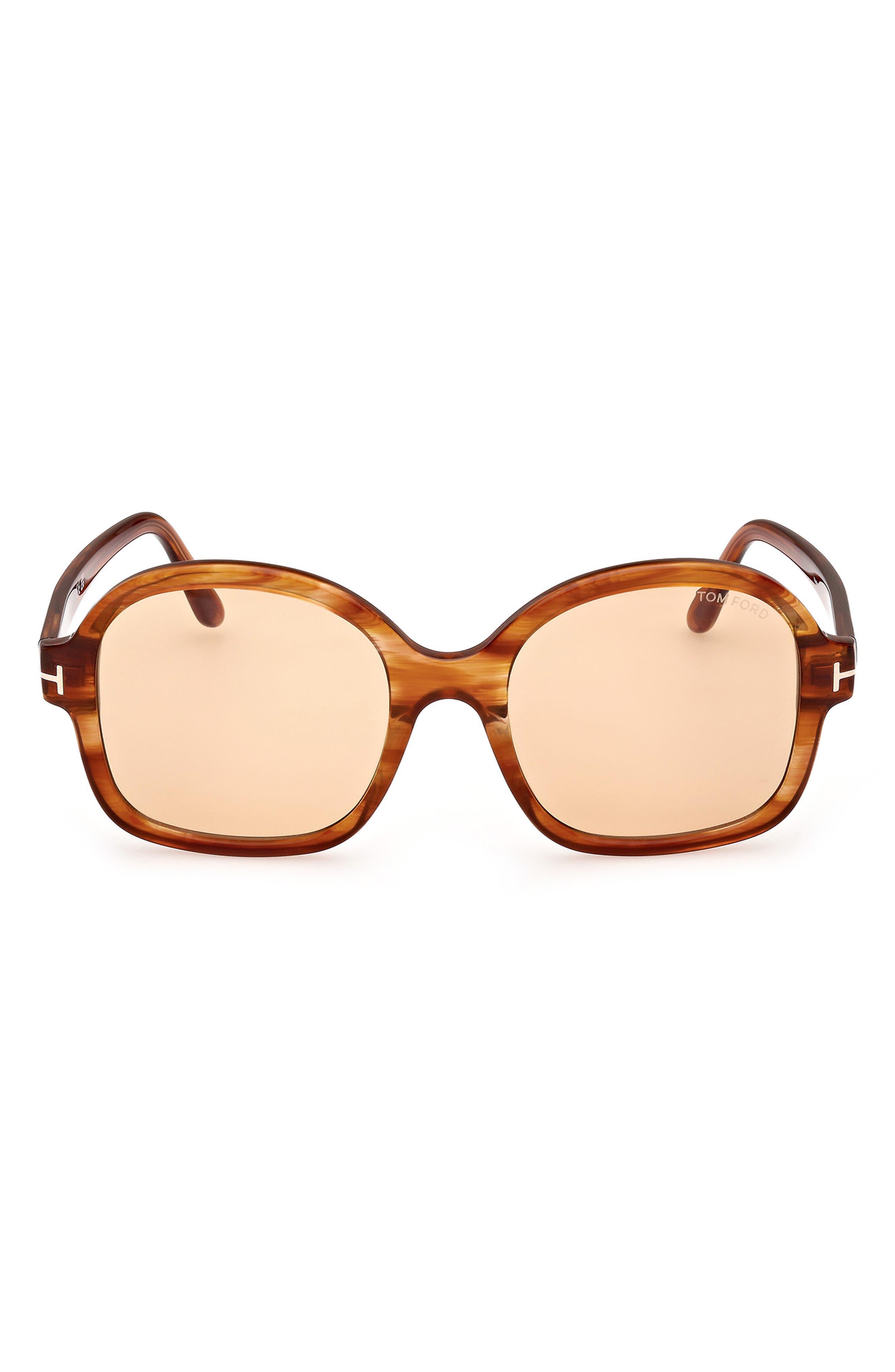 TOM FORD Hanley 57mm Photochromic Butterfly Sunglasses