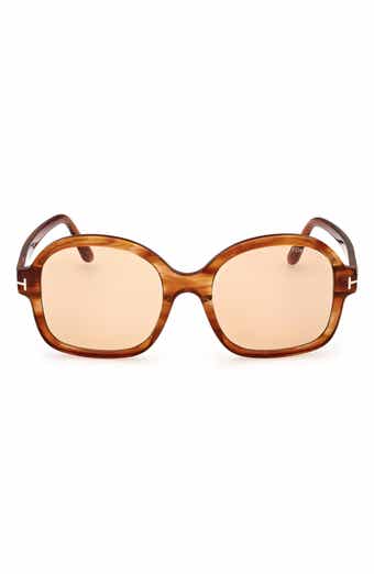 Hanley 57mm Photochromic Butterfly Sunglasses