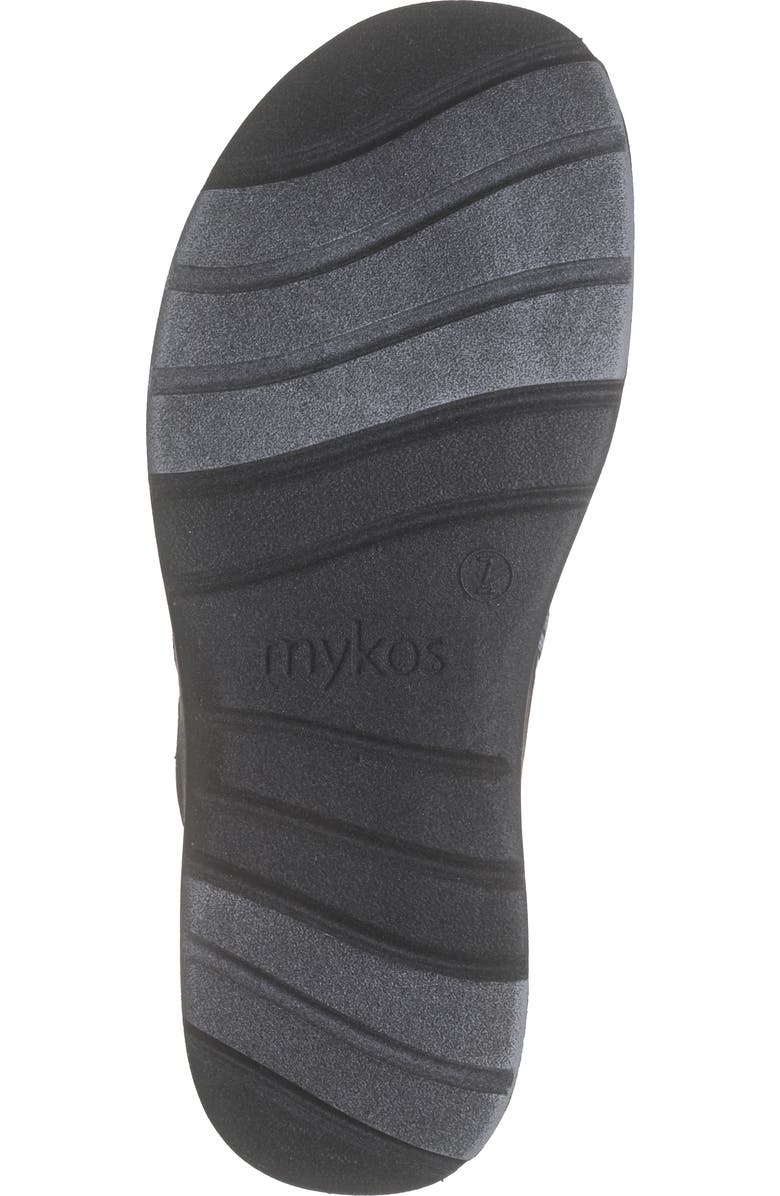 Mykos Nami Platform Flip Flop, Alternate, color, Black