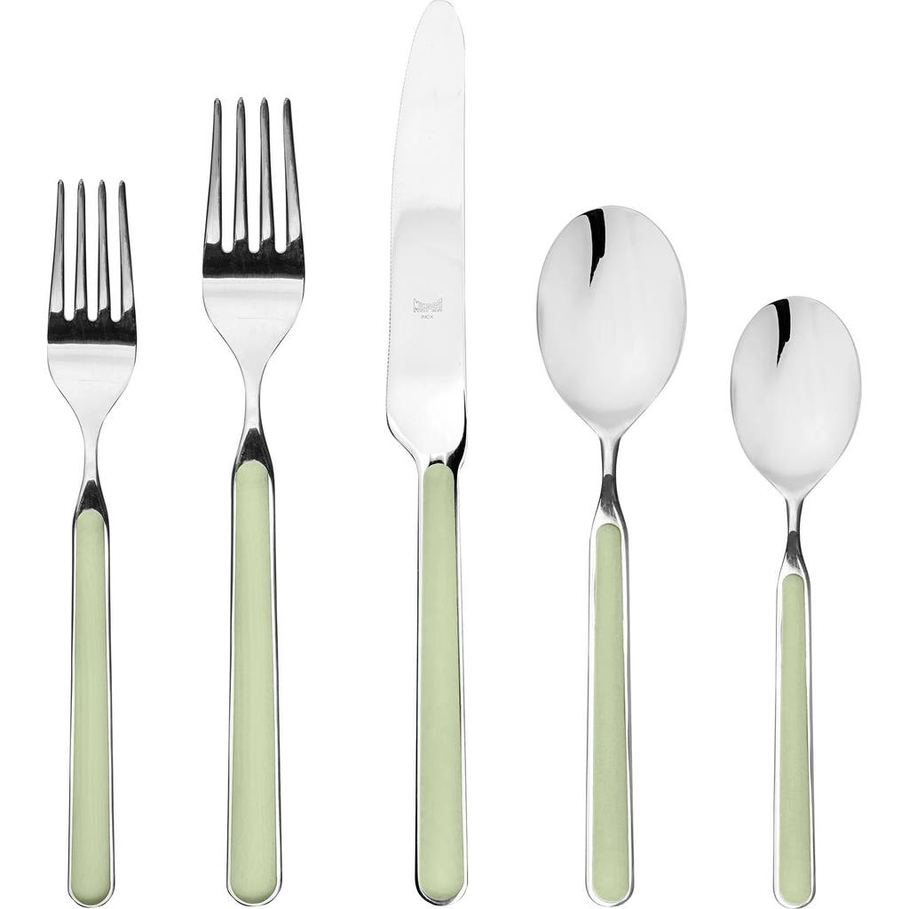 Mepra Fantasia Flatware Set In Green