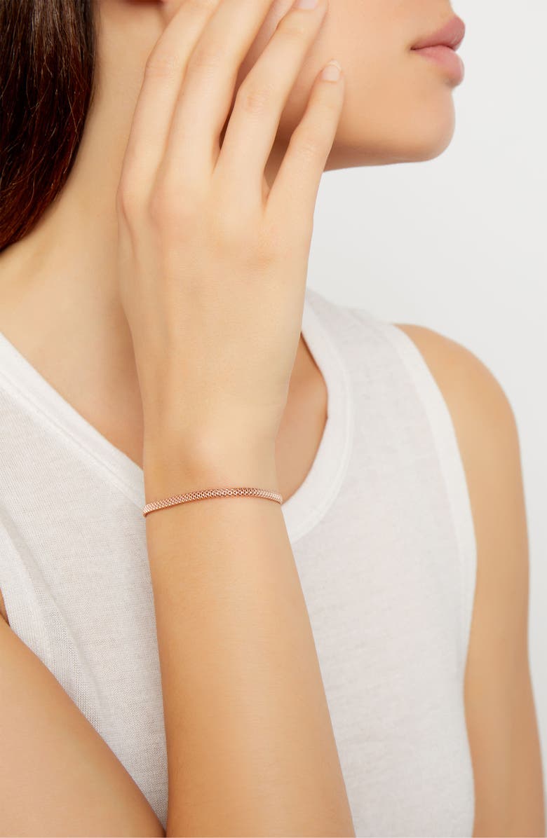 Argento Vivo Sterling Silver Argento Vivo Mesh Slider Bracelet, Alternate, color, 