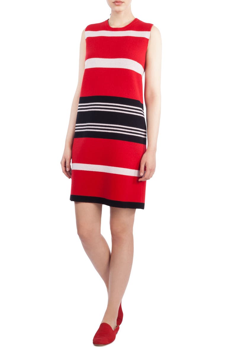 Akris Reversible Double Face Cashmere Dress, Main, color,