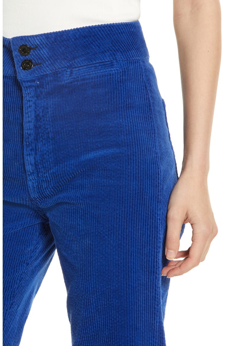 Brighton High Waist Wide Leg Corduroy Pants, Alternate, color, COBALT