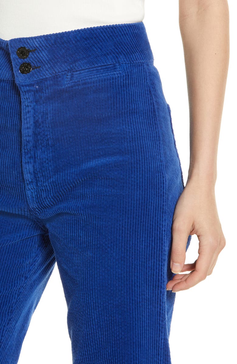 ASKK NY Brighton High Waist Wide Leg Corduroy Pants, Alternate, color,