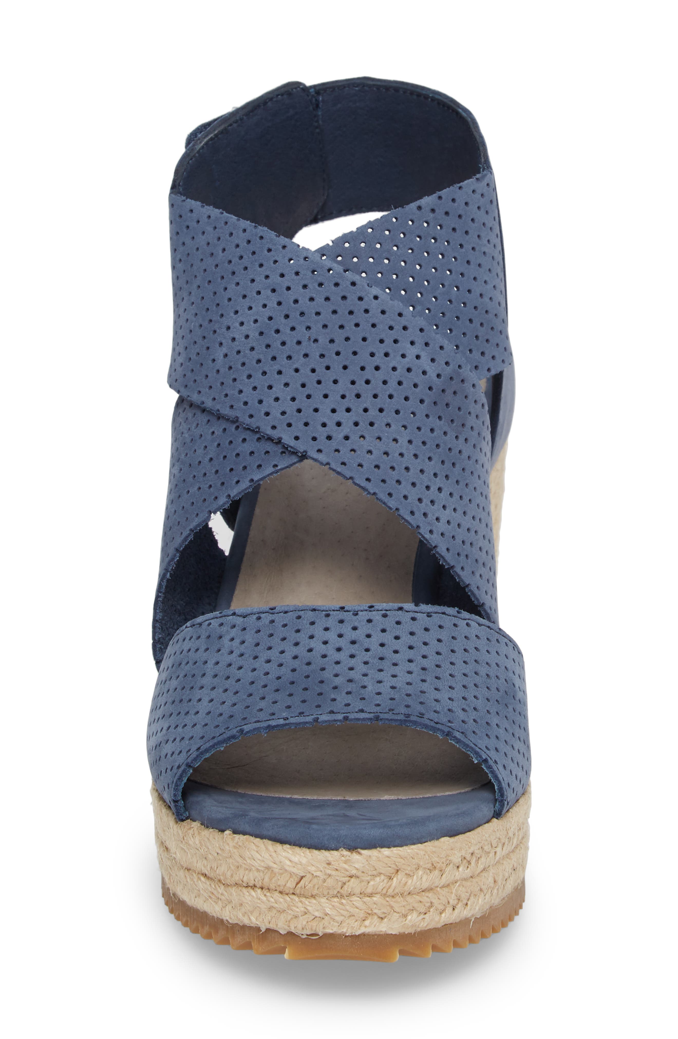 'Willow' Espadrille Wedge Sandal, Alternate, color, DENIM NUBUCK