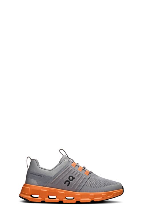 On Unisex Cloudswift Kids Running Sneakers - Toddler, Little Kid In Alloy/tangerine