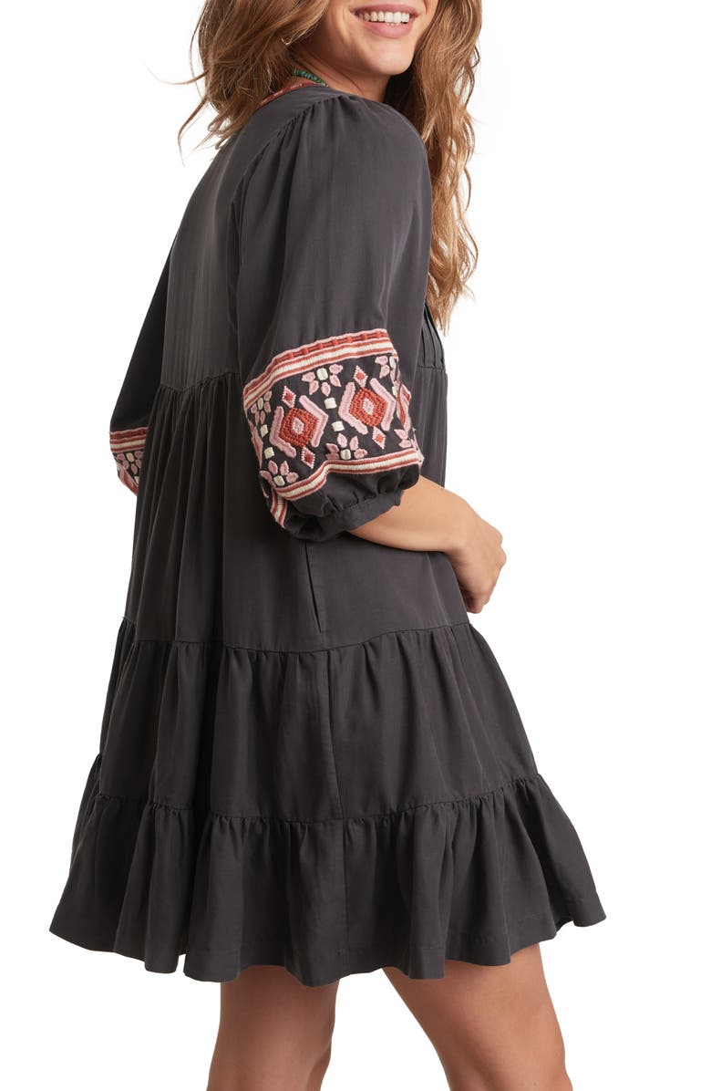 Marine Layer Olema Embroidered Minidress, Alternate, color, 