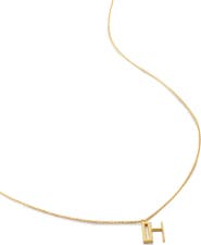 Monica Vinader Initial Pendant Necklace