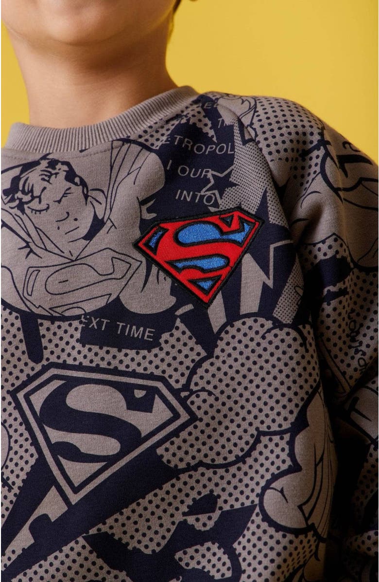 Lola + The Boys Superman Fleece, Alternate, color, 