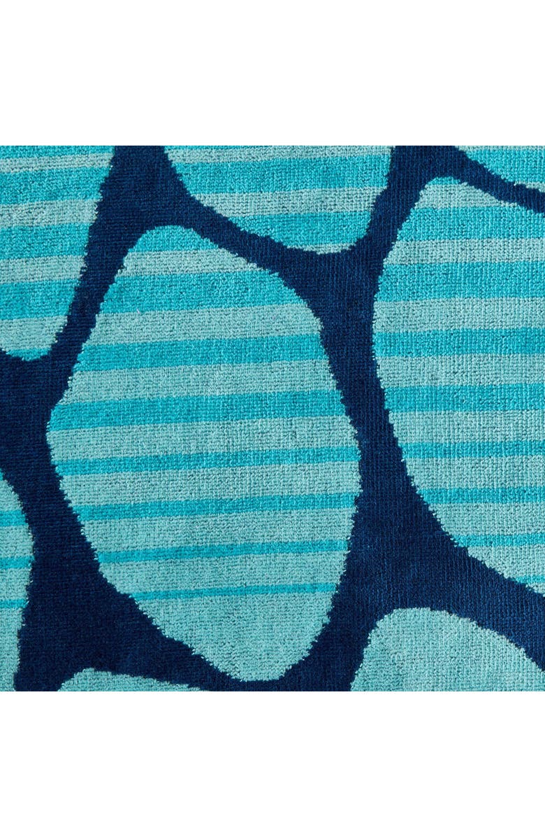 Nautica Set of 2 Cotton Blend Terry Beach Towels, Alternate, color, Dark Blue