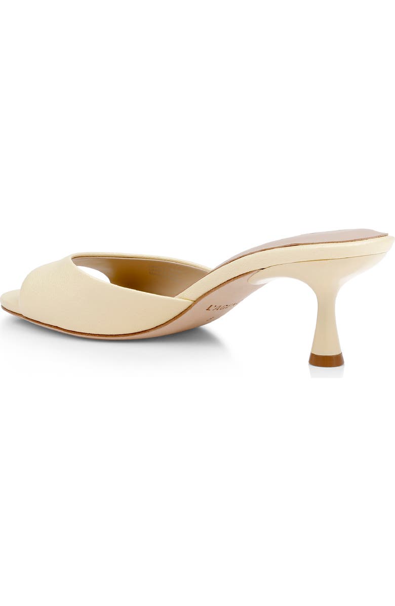 L'AGENCE Arleen Slide Sandal, Alternate, color, Lemon Leather