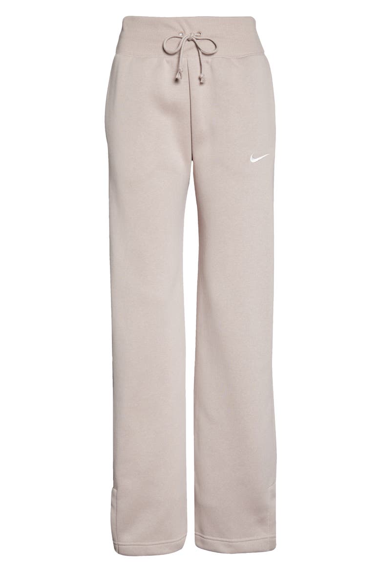 Sportswear Phoenix High Waist Wide Leg Sweatpants, Alternate, color, DIFFUSED TAUPE/ SAIL