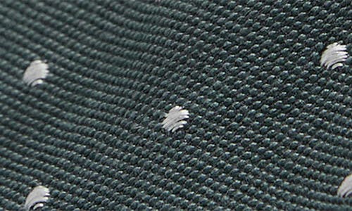Mango Polka Dot Silk Blend Tie In Blue