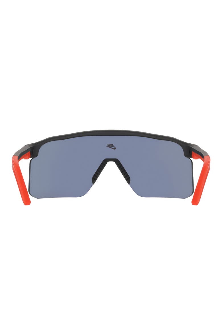 Expedition 61mm Shield Sunglasses, Alternate, color, MATTE DARK SMOKE GREY / RED